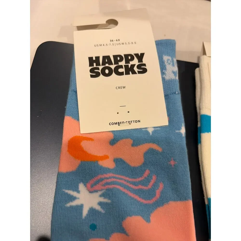 Happy socks Small/Medium 2 Pair, Clouds - Picture 2 of 6